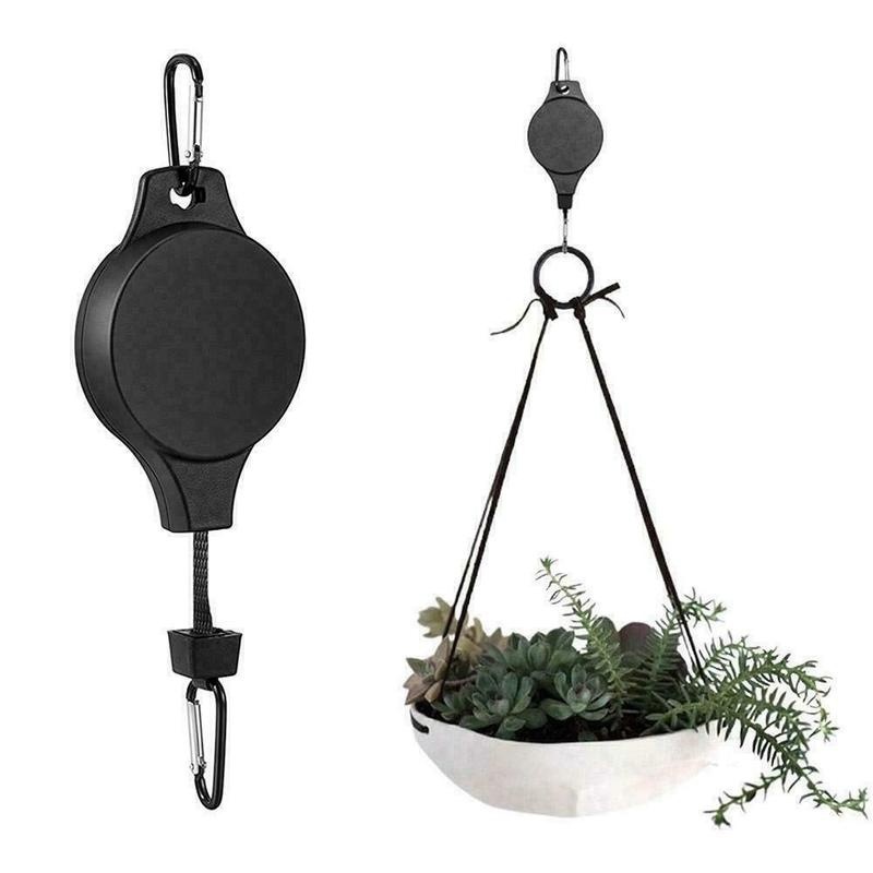 Gardening Tools Basket - 1 Buah Kait Gantung Dapat Ditarik,
