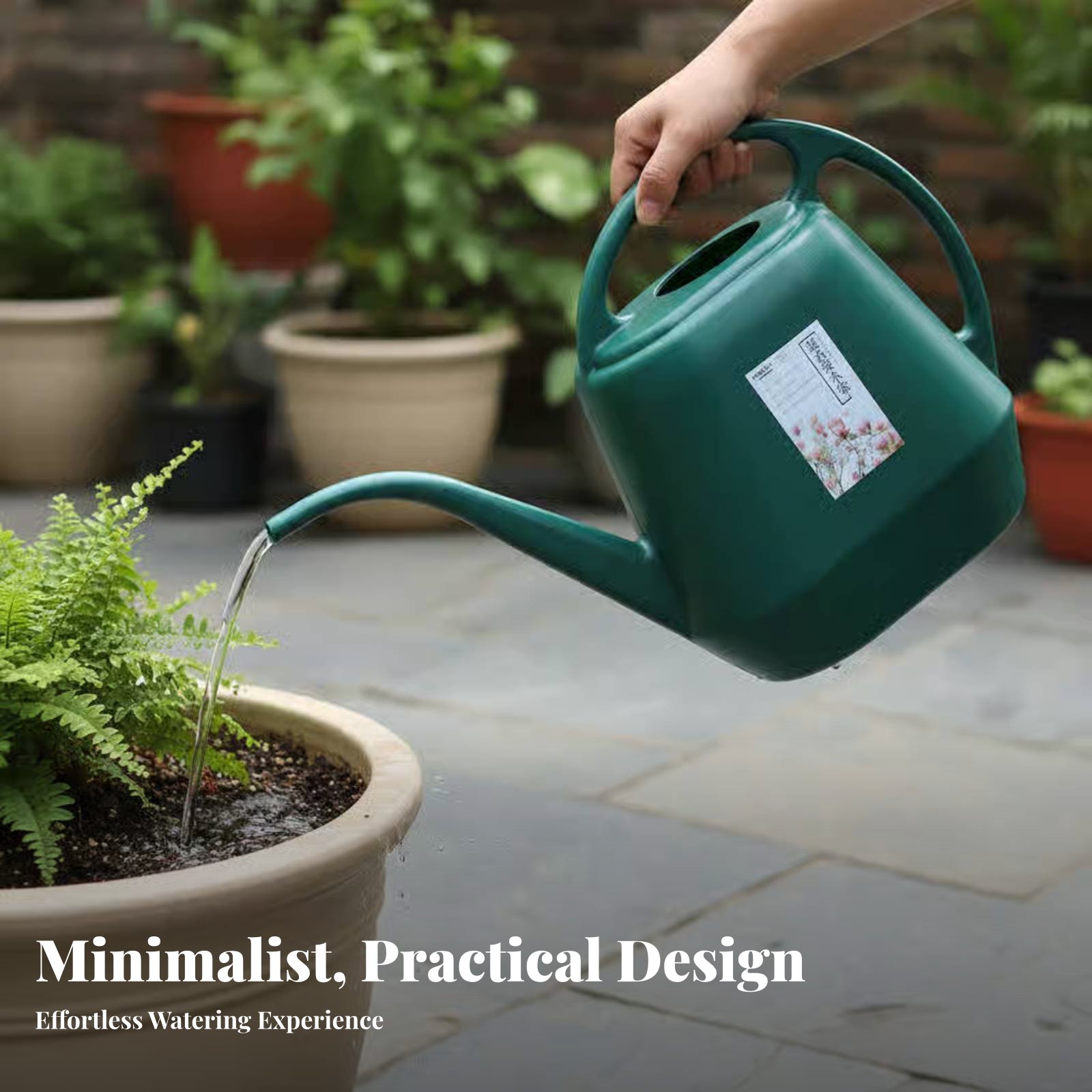 Watering Can Long Spout - Kaleng Penyiram dengan Cerat Panjang, Desain