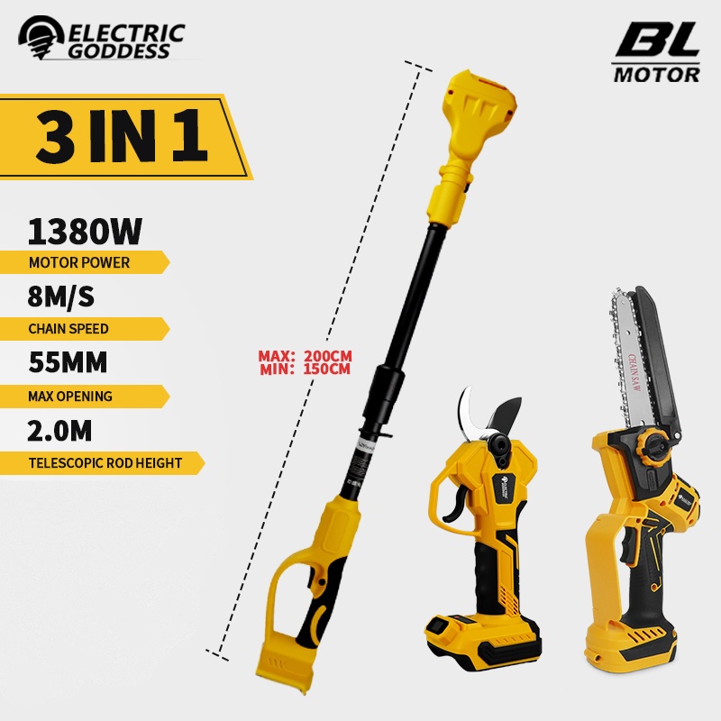 Gardening Tools Usa - Gergaji Rantai Listrik Tanpa Sikat 6