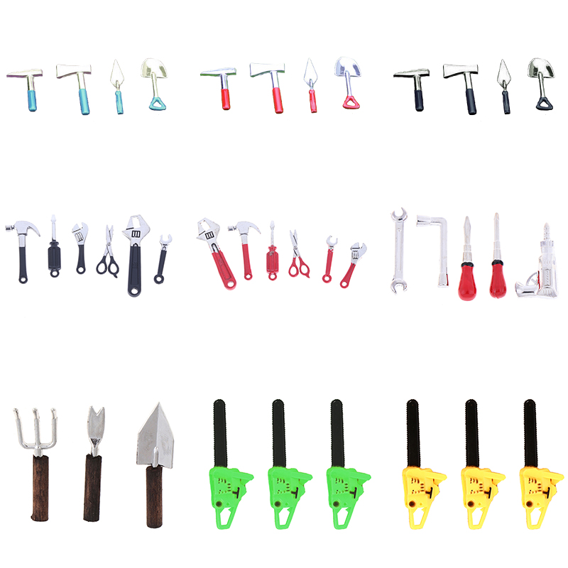 Gardening Tools Usa - 3/4/5/6 Buah Miniatur Rumah Boneka, Aksesoris