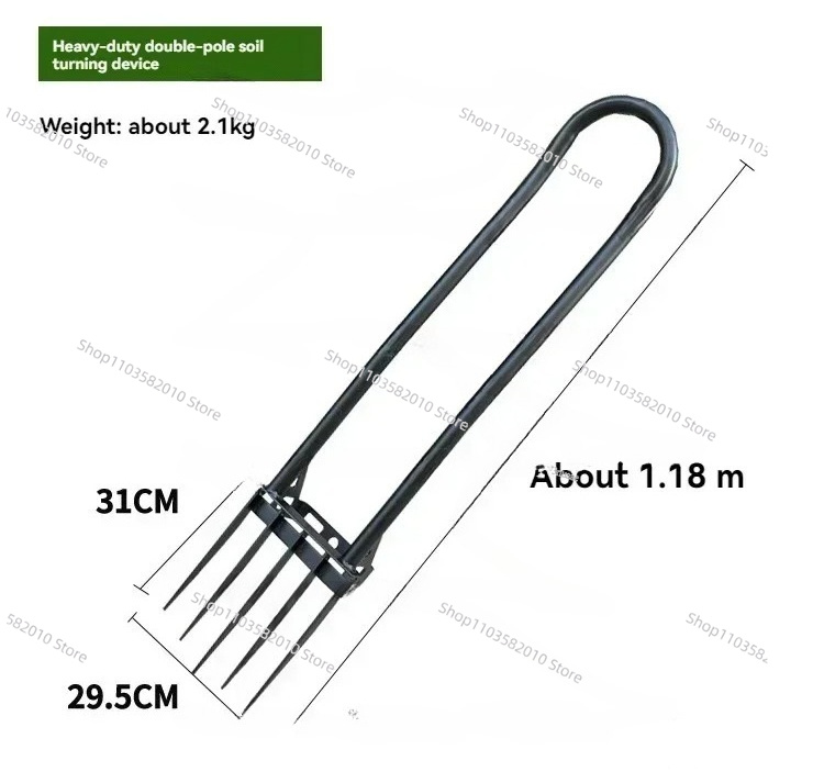 Gardening Tools Vegetables - Alat Penggembur Tanah Garpu Penggaruk Tanah