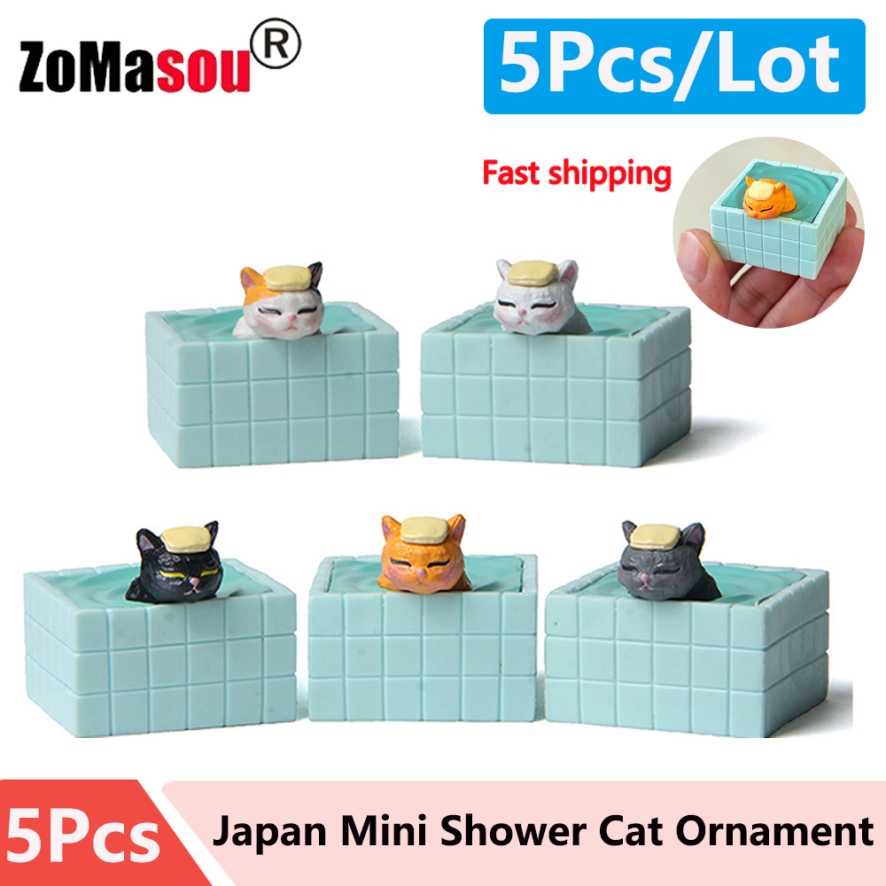 Gardening Tools For 3 Year Old - Miniatur patung kucing Mini, peralatan taman