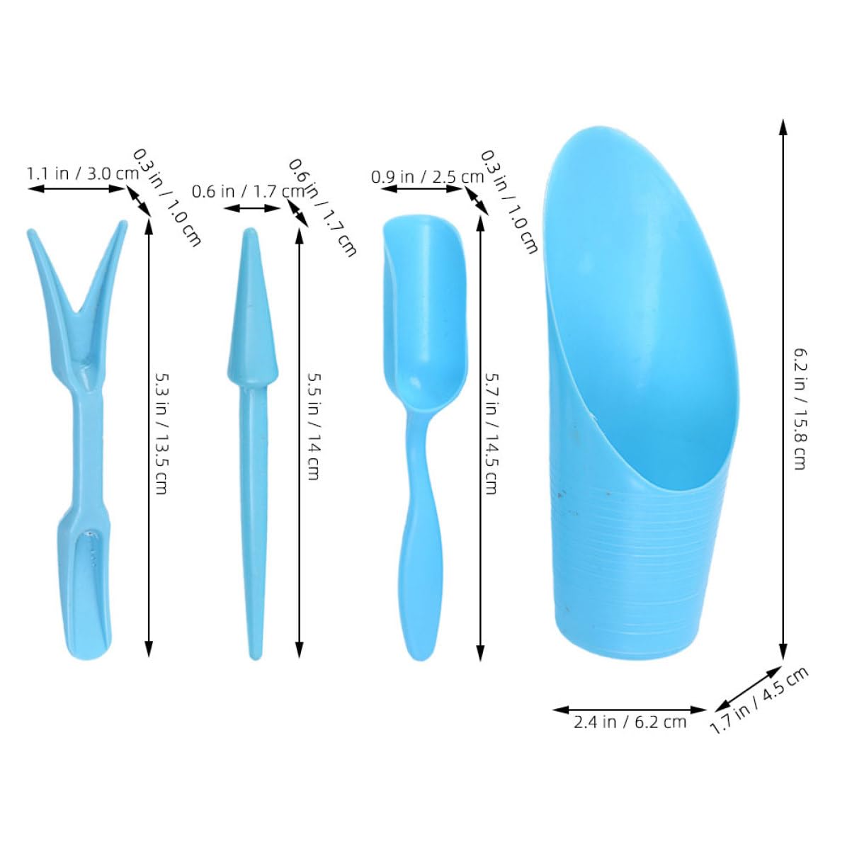 4 buah/set, ember plastik taha - Gardening Tools Usa ulasan dan harga