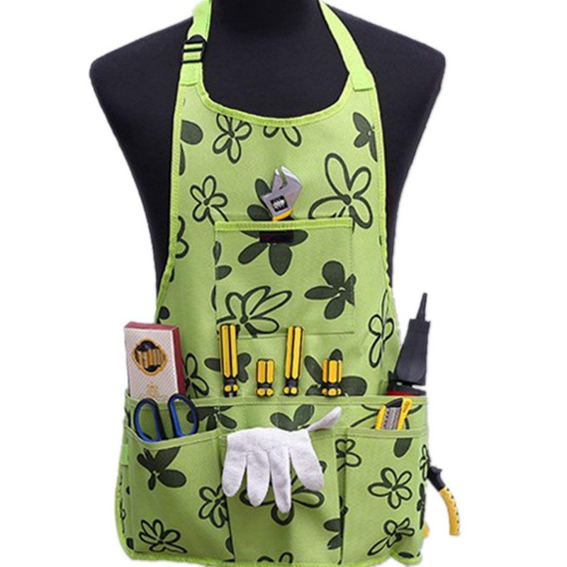 Celemek kerja kebun dengan sak - Gardening Tools For Women ulasan dan harga