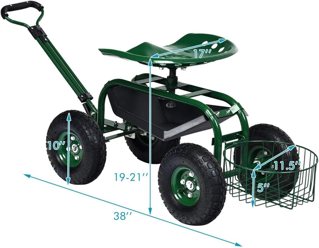 Gerobak Taman Luar Ruangan den - Gardening Tools Basket ulasan dan harga
