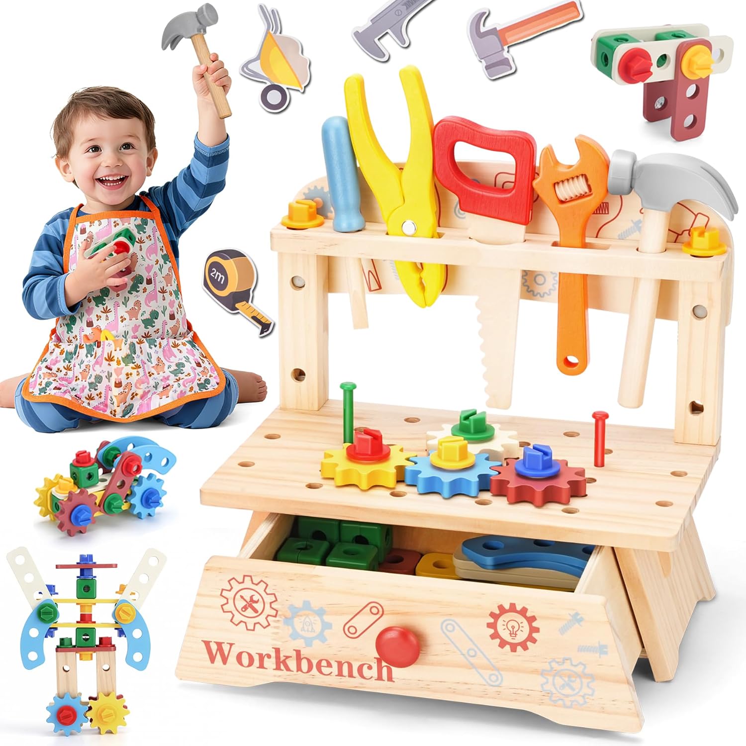 Bangku Perkakas Kayu untuk Ana - Gardening Tools Kids ulasan dan harga