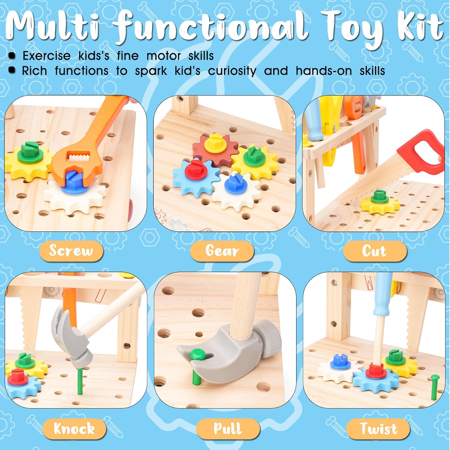 Bangku Perkakas Kayu untuk Ana - Gardening Tools Kids ulasan dan harga