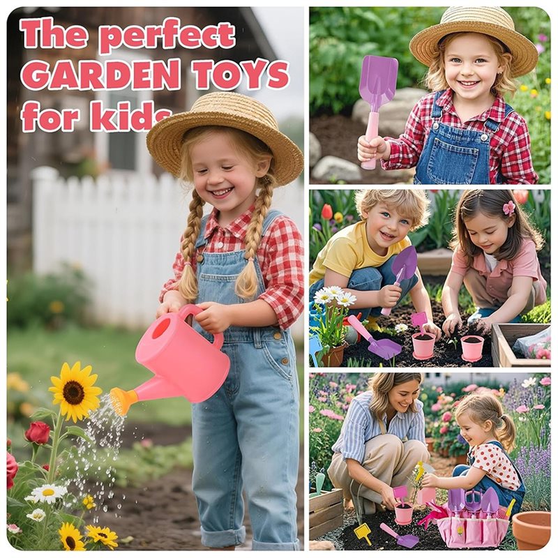 Set Peralatan Berkebun Anak-An - Gardening Tools Pink ulasan dan harga