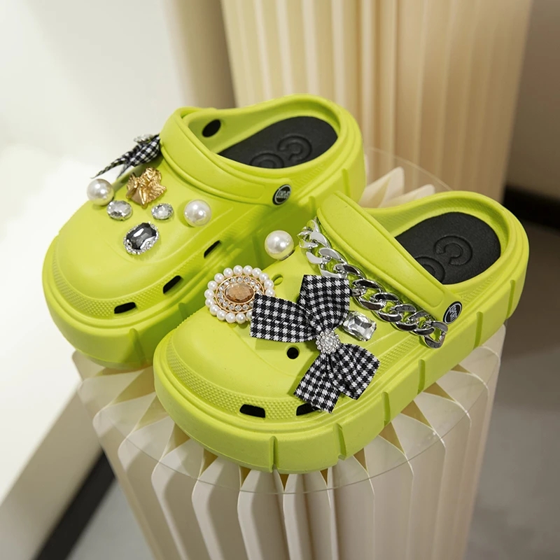 Sandal wedge wanita, sandal Pl - Gardening Tools For Women ulasan dan harga