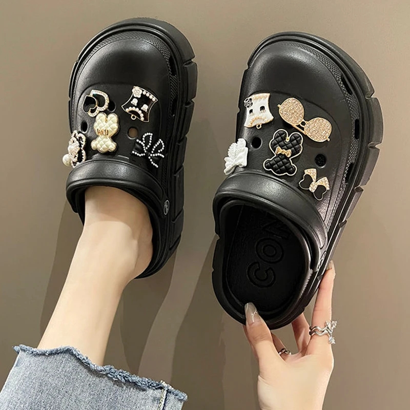 Sandal wedge wanita, sandal Pl - Gardening Tools For Women ulasan dan harga