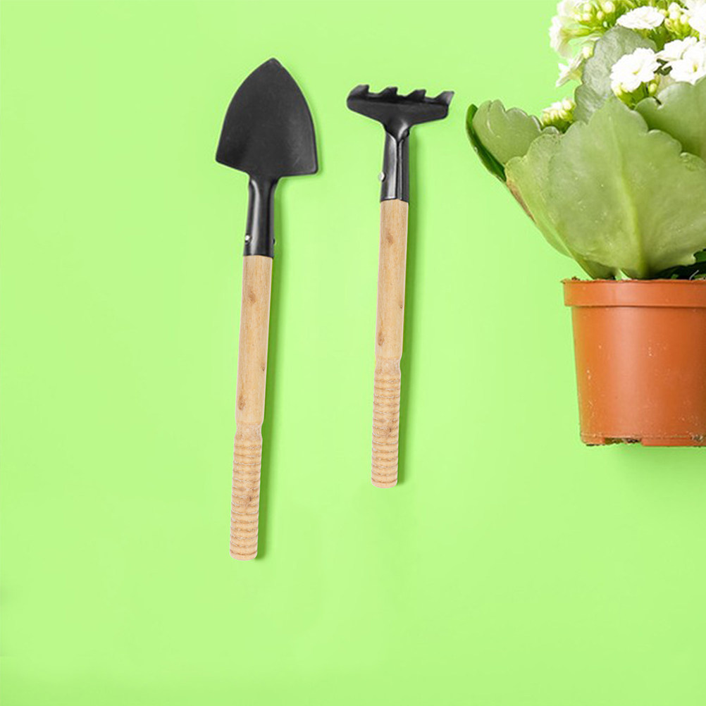 5Pcs Gagang Kayu Kokoh Penggan - Gardening Tools Vegetables ulasan dan harga