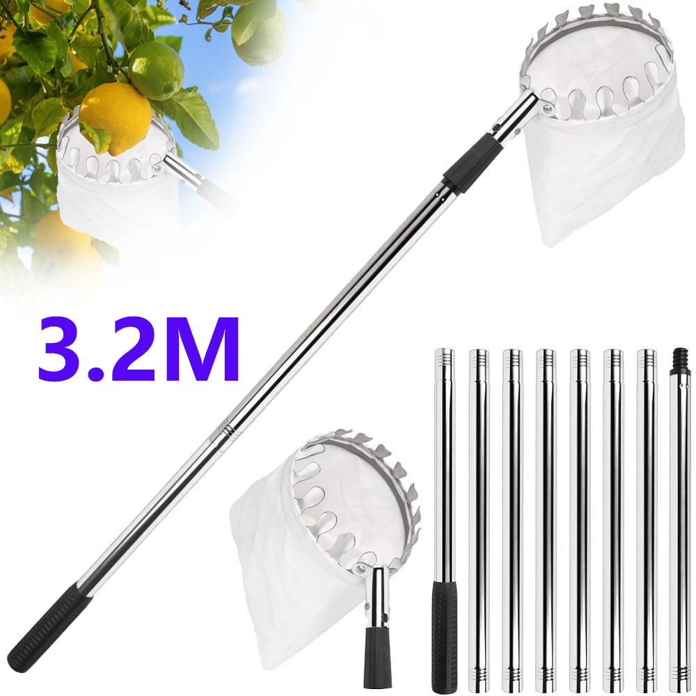 Tongkat Pemetik Buah dengan Ke - Gardening Tools Basket ulasan dan harga