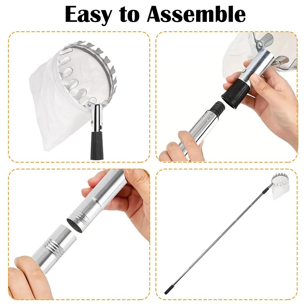 Tongkat Pemetik Buah dengan Ke - Gardening Tools Basket ulasan dan harga