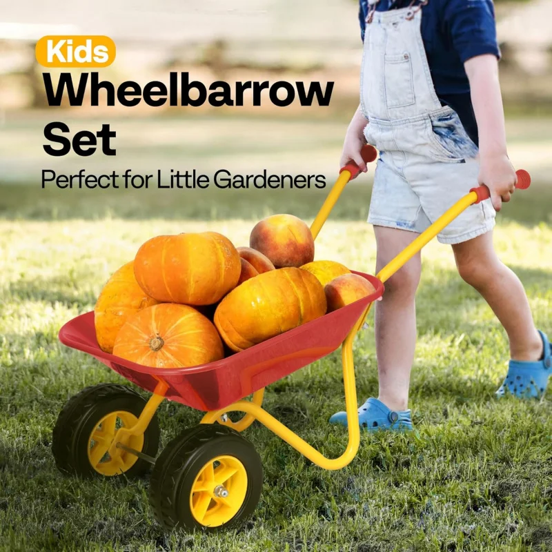 Gerobak Anak-anak dengan Set A - Gardening Tools Kids ulasan dan harga