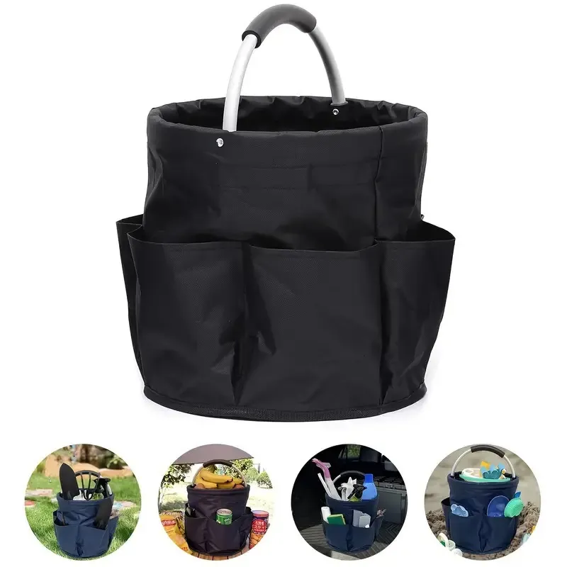 Keranjang Piknik Lipat Portabe - Gardening Tools Basket ulasan dan harga